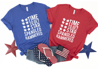 Star Spangled Hammered Shirt