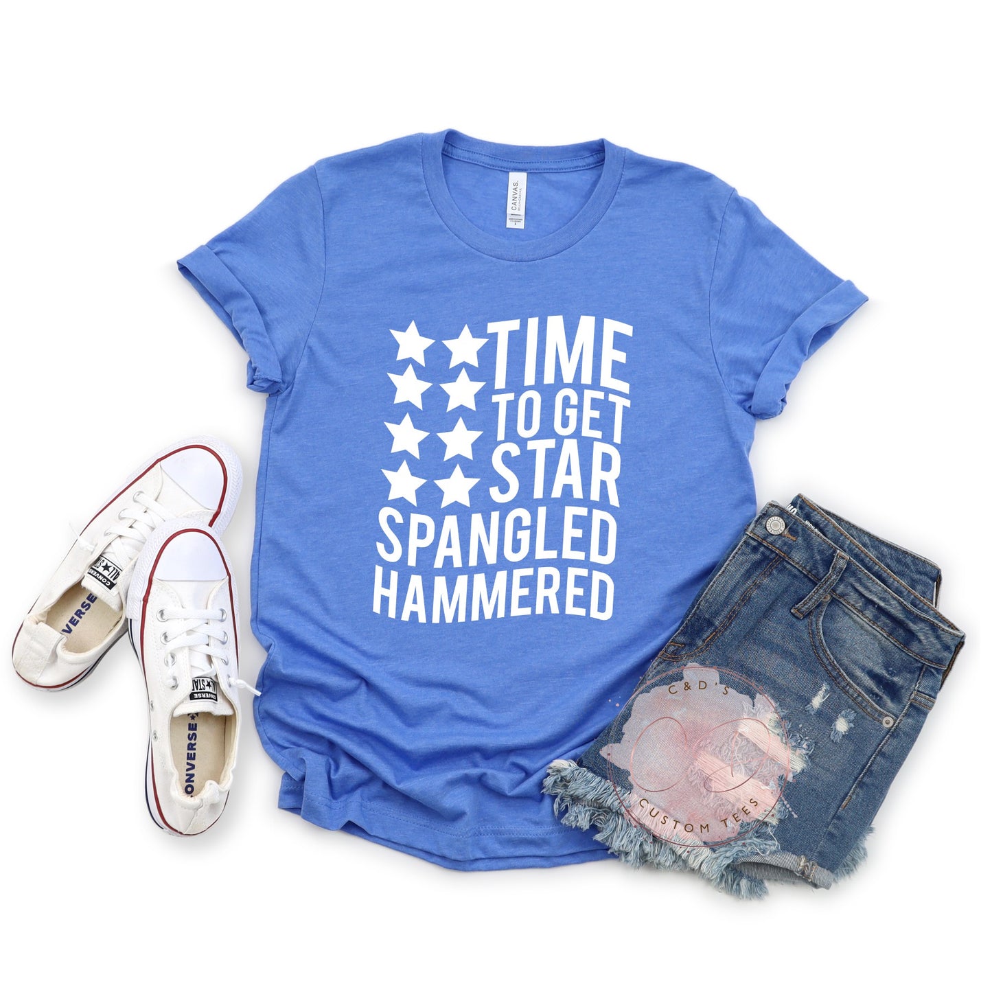 Star Spangled Hammered Shirt