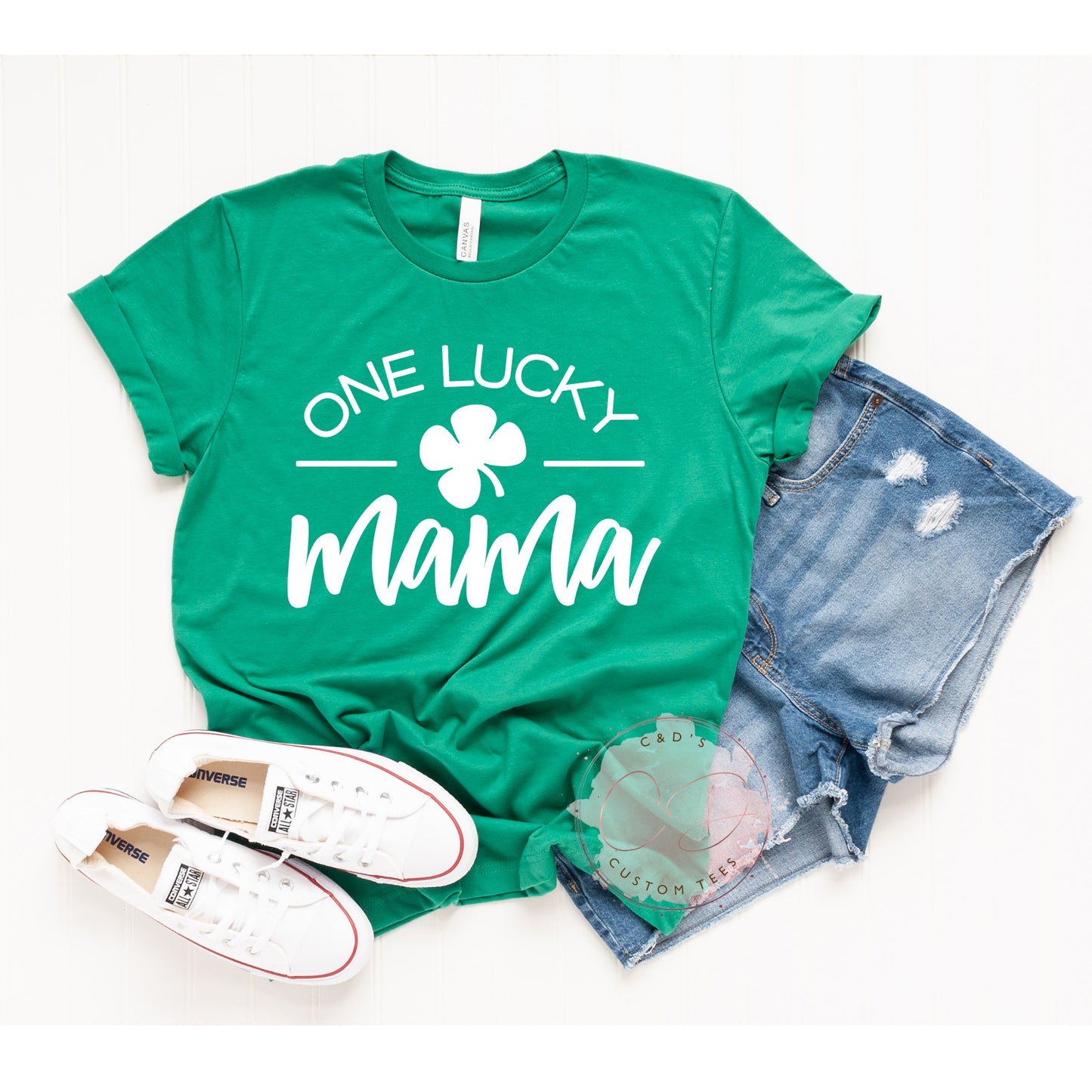 One Lucky Mama Tee