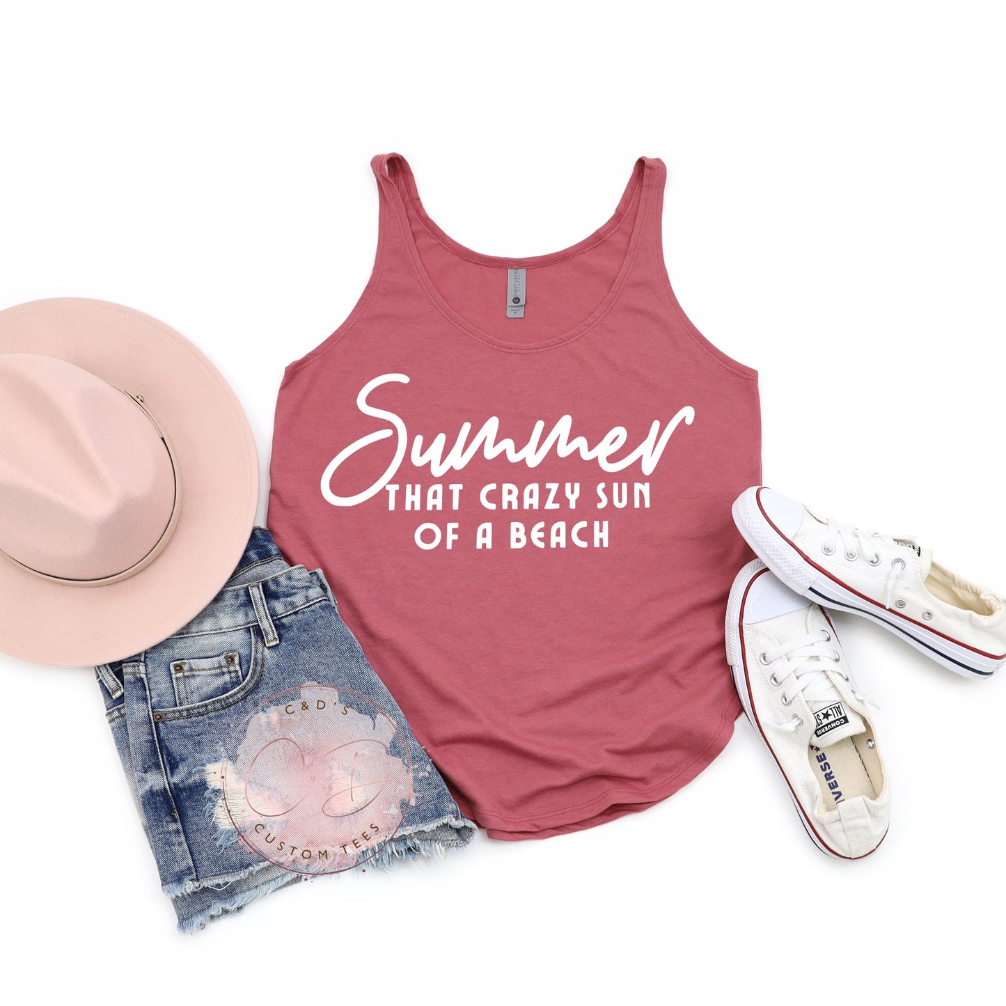 Summer Crazy Sun Of A Beach Tank Top