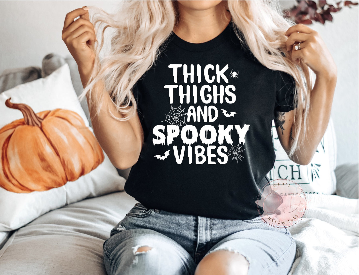 Thick Thighs and Spooky Vibes Shirt