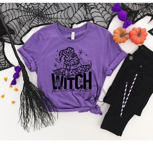 Leopard Witch Please Shirt